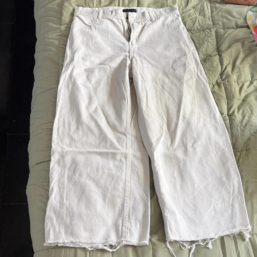 Sincerely Jules Cream Cotton Jeans - Picture 1 of 3